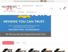 Tablet Screenshot of hansmotorparts.com